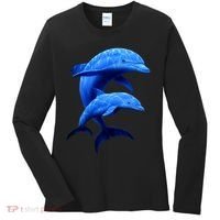 Mama And Baby Dolphin Women's Long Sleeve Shirt thumb 0