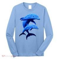 Mama And Baby Dolphin Long Sleeve Shirt thumb 0