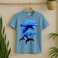 Mama And Baby Dolphin T-Shirt thumb 2