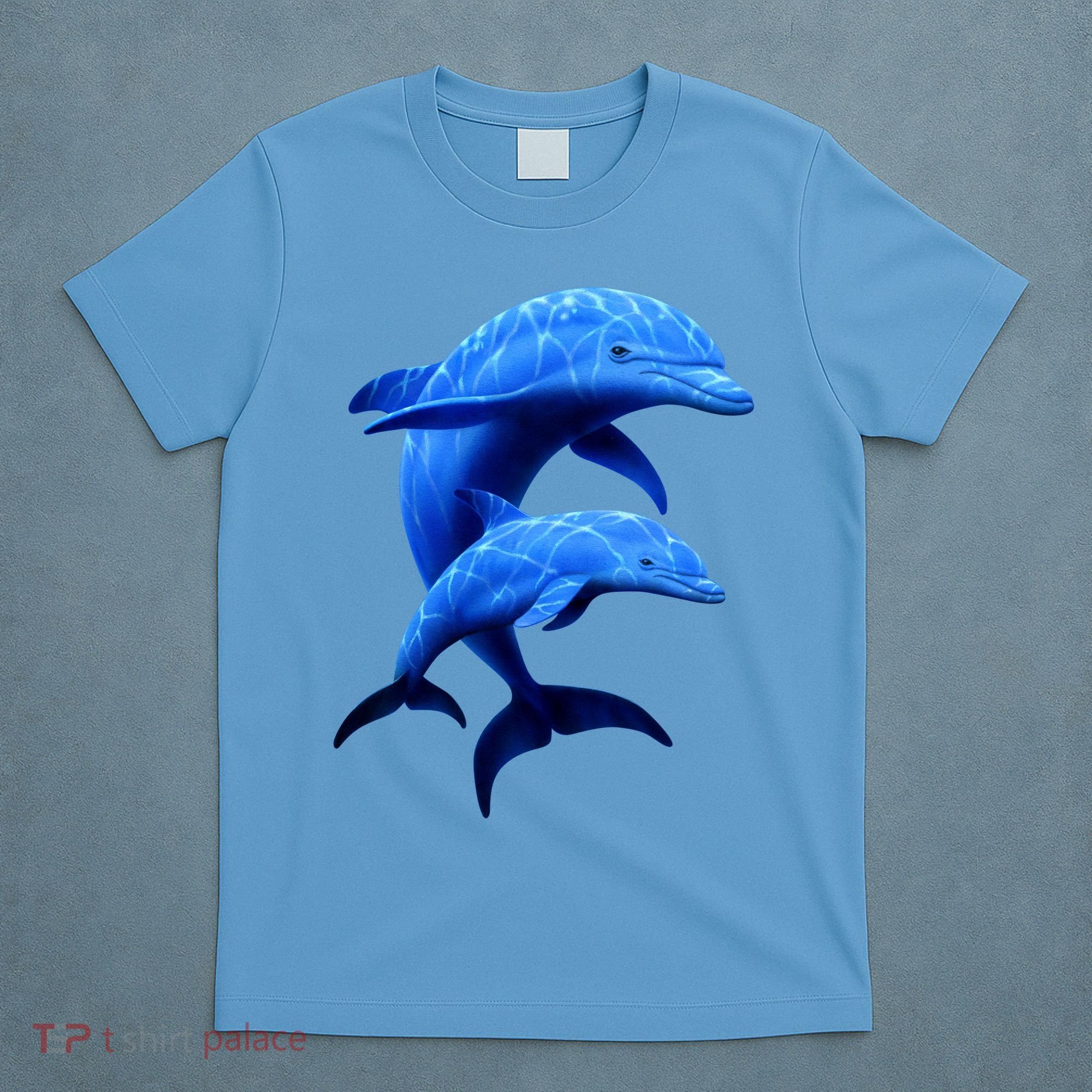Mama And Baby Dolphin T-Shirt