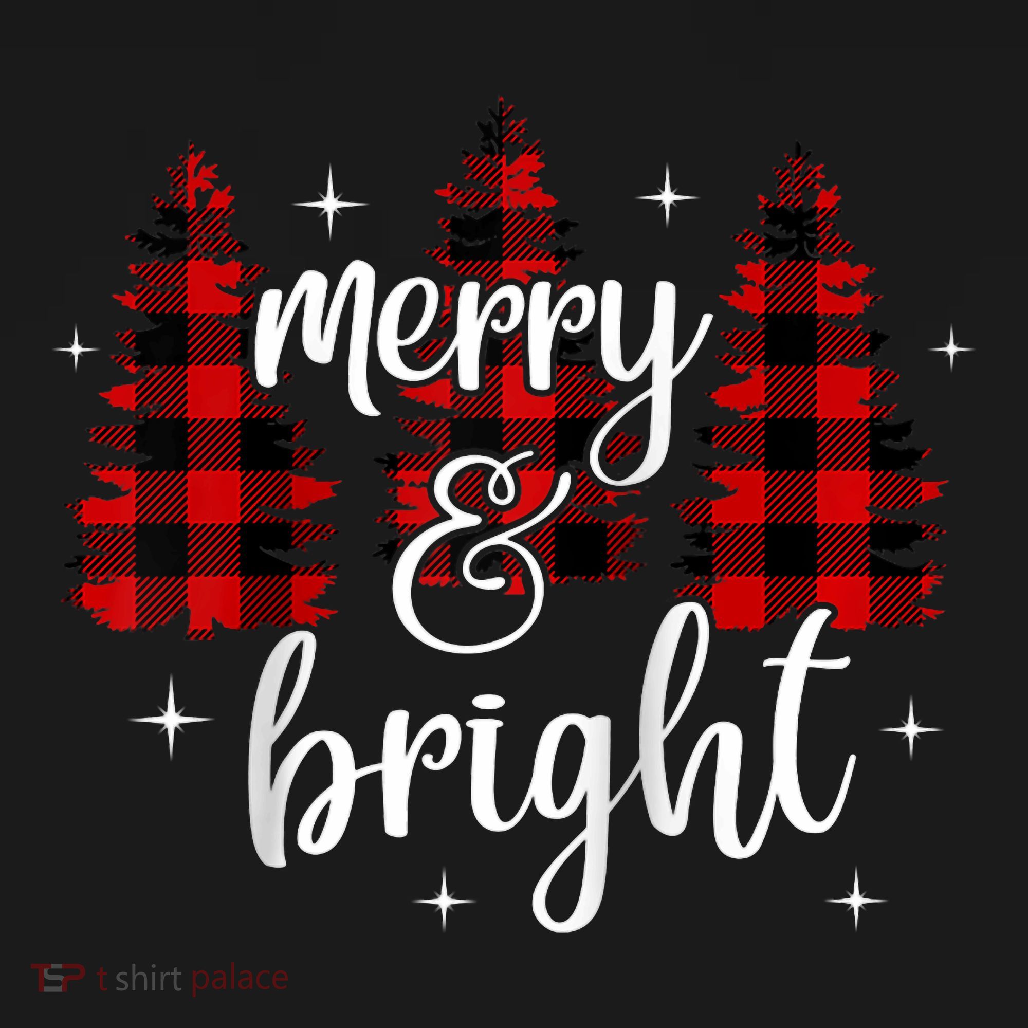 Merry And Bright Matching Family Gifts Xmas Trees Raglan Baseball Women's Hoodie