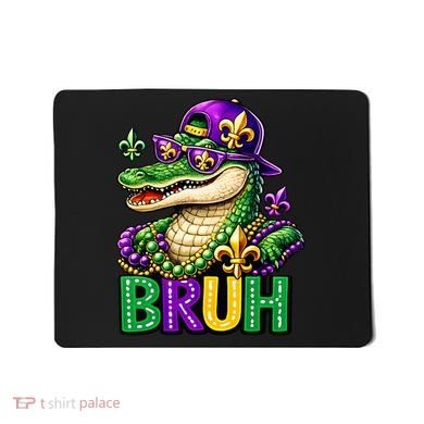 Mardigator Alligator Bruh Mardi Gras Mousepad