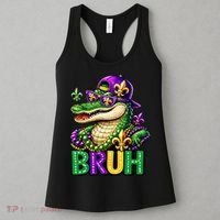 Mardigator Alligator Bruh Mardi Gras Women's Tank Top thumb 3
