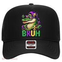 Mardigator Alligator Bruh Mardi Gras Hat thumb 0