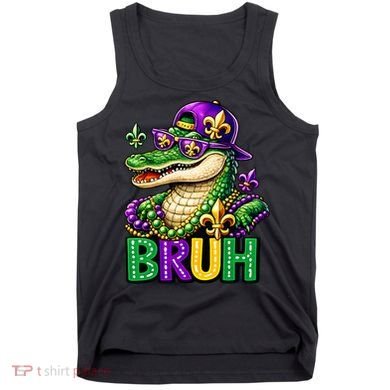 Mardigator Alligator Bruh Mardi Gras Tank Top