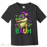 Mardigator Alligator Bruh Mardi Gras Toddler T-Shirt thumb 0