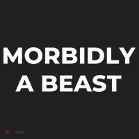 Morbidly A Beast Funny Saying Sarcastic Novelty Beanie thumb 2