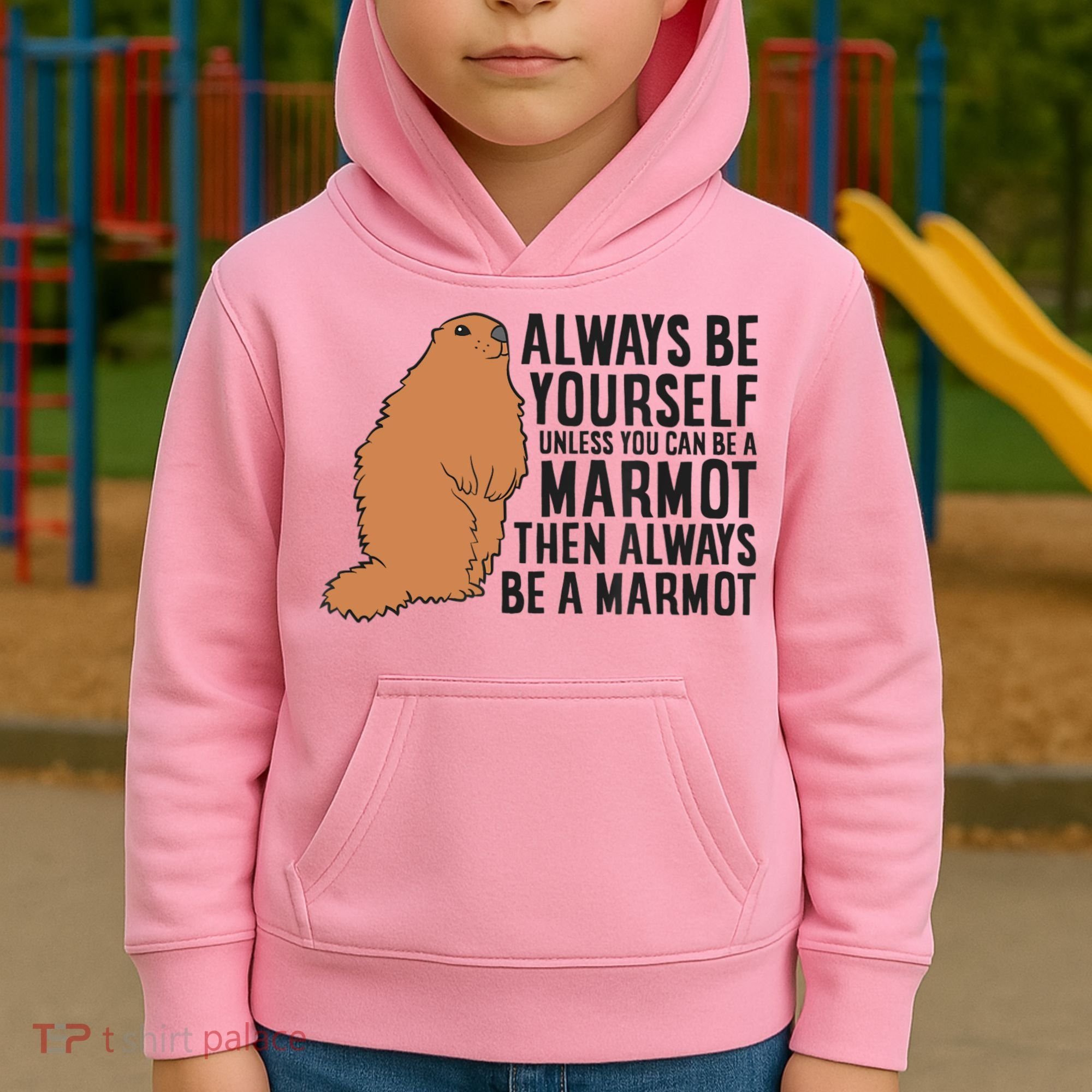 Marmot Always Be Yourself Unless You Can Be A Marmot Kids Hoodie
