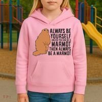 Marmot Always Be Yourself Unless You Can Be A Marmot Kids Hoodie thumb 3