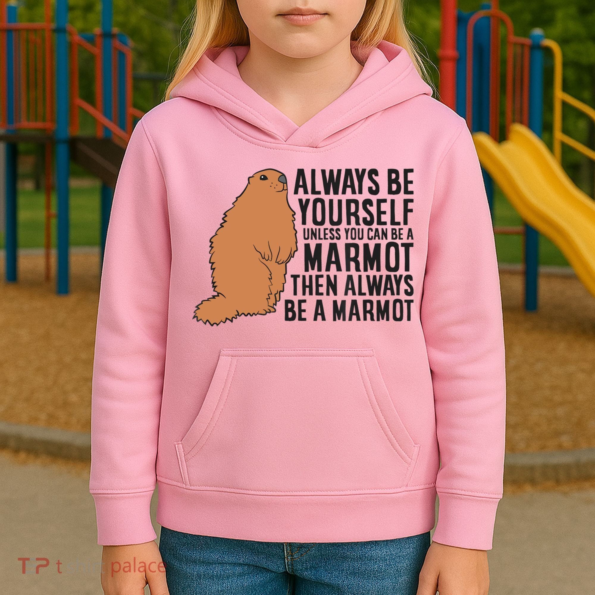 Marmot Always Be Yourself Unless You Can Be A Marmot Kids Hoodie