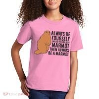 Marmot Always Be Yourself Unless You Can Be A Marmot Kids T-Shirt thumb 2