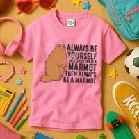Marmot Always Be Yourself Unless You Can Be A Marmot Kids T-Shirt thumb 3