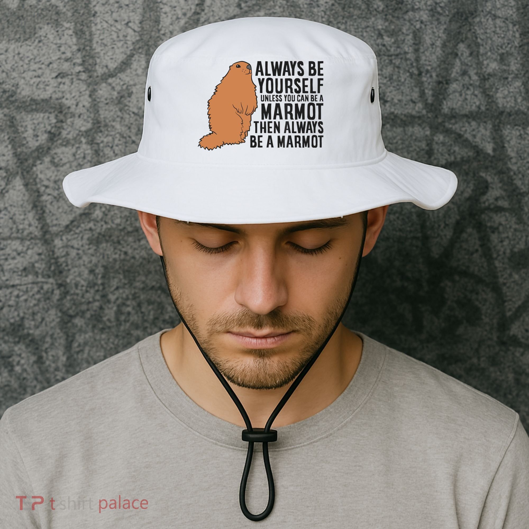 Marmot Always Be Yourself Unless You Can Be A Marmot Bucket Hat