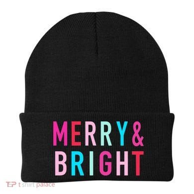 Merry And Bright Christmas Cool Gift Beanie