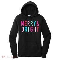 Merry And Bright Christmas Cool Gift Women's Hoodie thumb 0