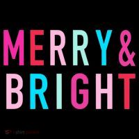 Merry And Bright Christmas Cool Gift Women's Hoodie thumb 2