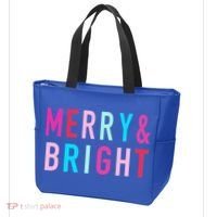 Merry And Bright Christmas Cool Gift Tote Bag thumb 3