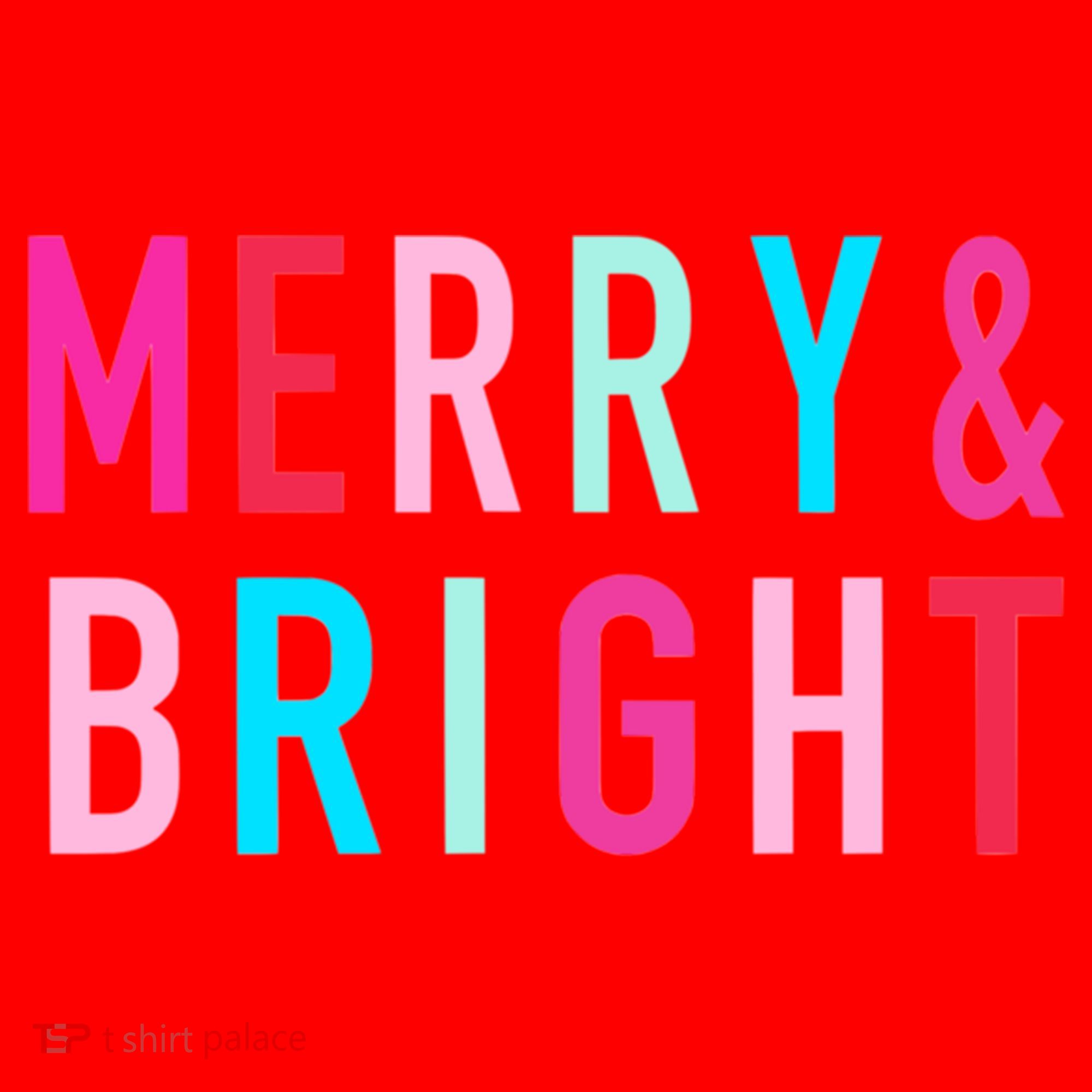 Merry And Bright Christmas Cool Gift Santa Hat