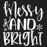 Messy And Bright Funny Christmas Women's Sweatshirt thumb 2