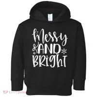 Messy And Bright Funny Christmas Toddler Hoodie thumb 0