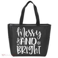 Messy And Bright Funny Christmas Tote Bag thumb 0