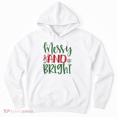 Messy And Bright Funny Christmas Hoodie