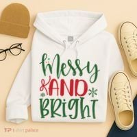 Messy And Bright Funny Christmas Hoodie thumb 4
