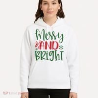 Messy And Bright Funny Christmas Hoodie thumb 5