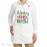 Messy And Bright Funny Christmas Apron thumb 2