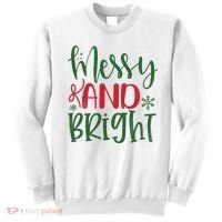 Messy And Bright Funny Christmas Sweatshirt thumb 0