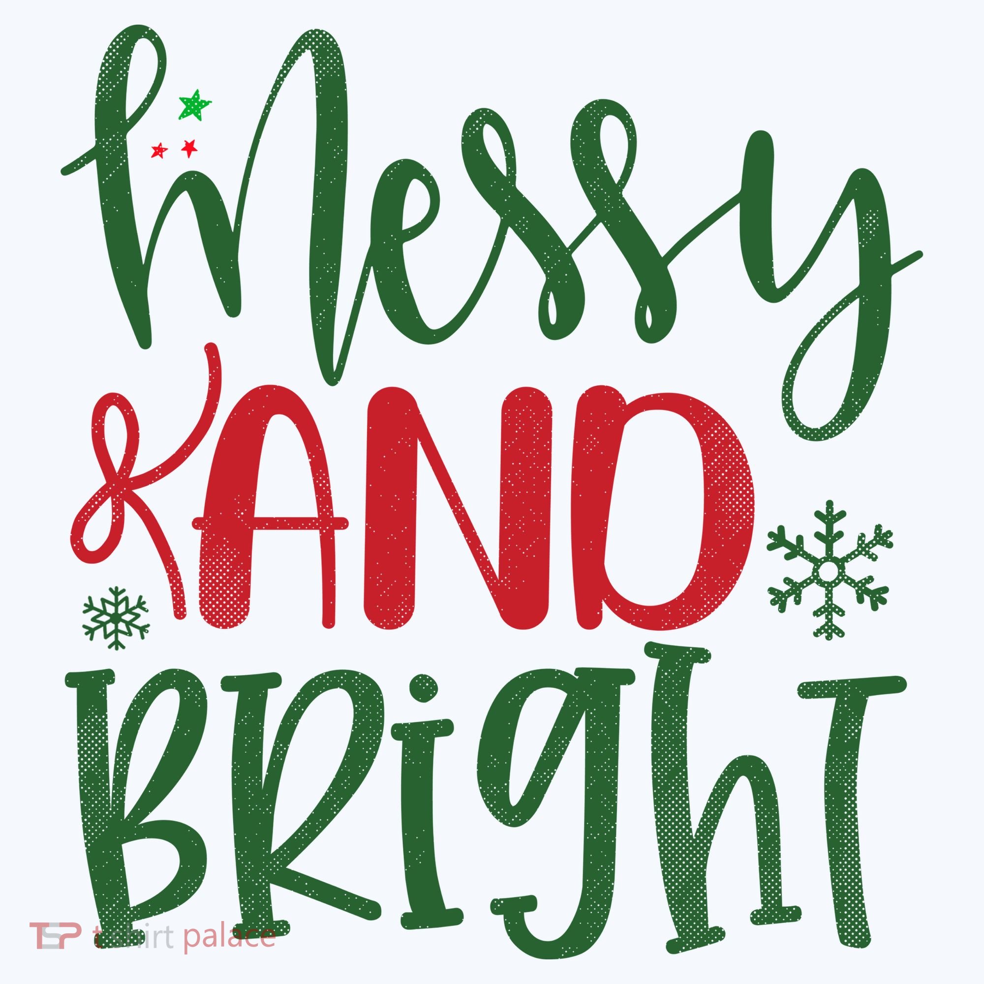 Messy And Bright Funny Christmas T-Shirt