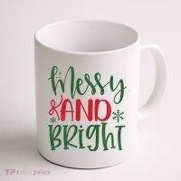 Messy And Bright Funny Christmas Coffee Mug thumb 1