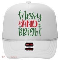 Messy And Bright Funny Christmas Hat thumb 0