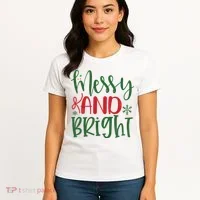 Messy And Bright Funny Christmas Women's T-Shirt thumb 4