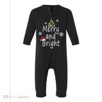 Merry And Bright | Merry Chrismas Infant Fleece One Piece thumb 0