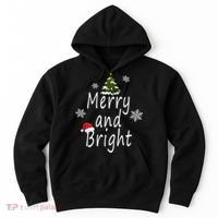 Merry And Bright | Merry Chrismas Hoodie thumb 0