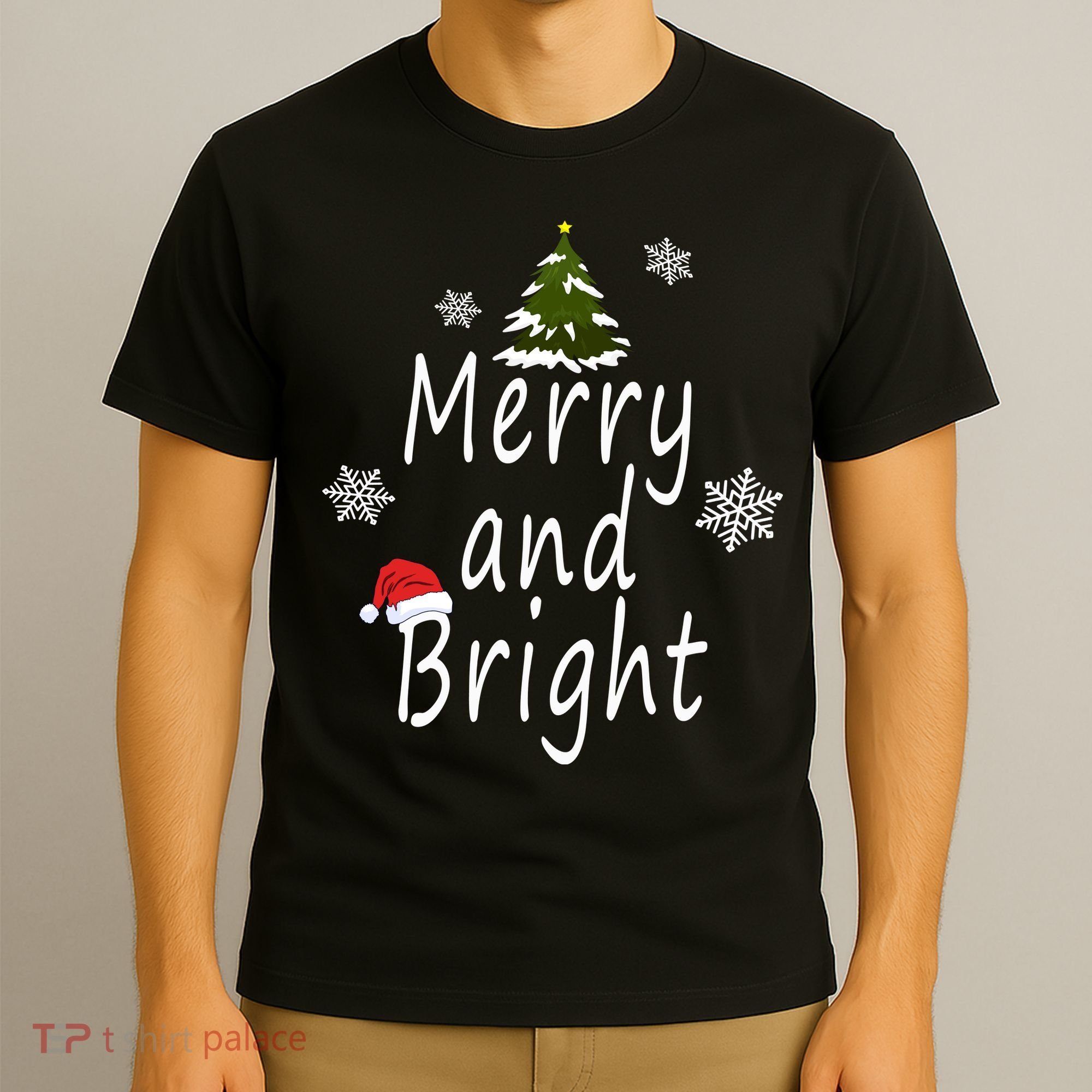 Merry And Bright | Merry Chrismas T-Shirt