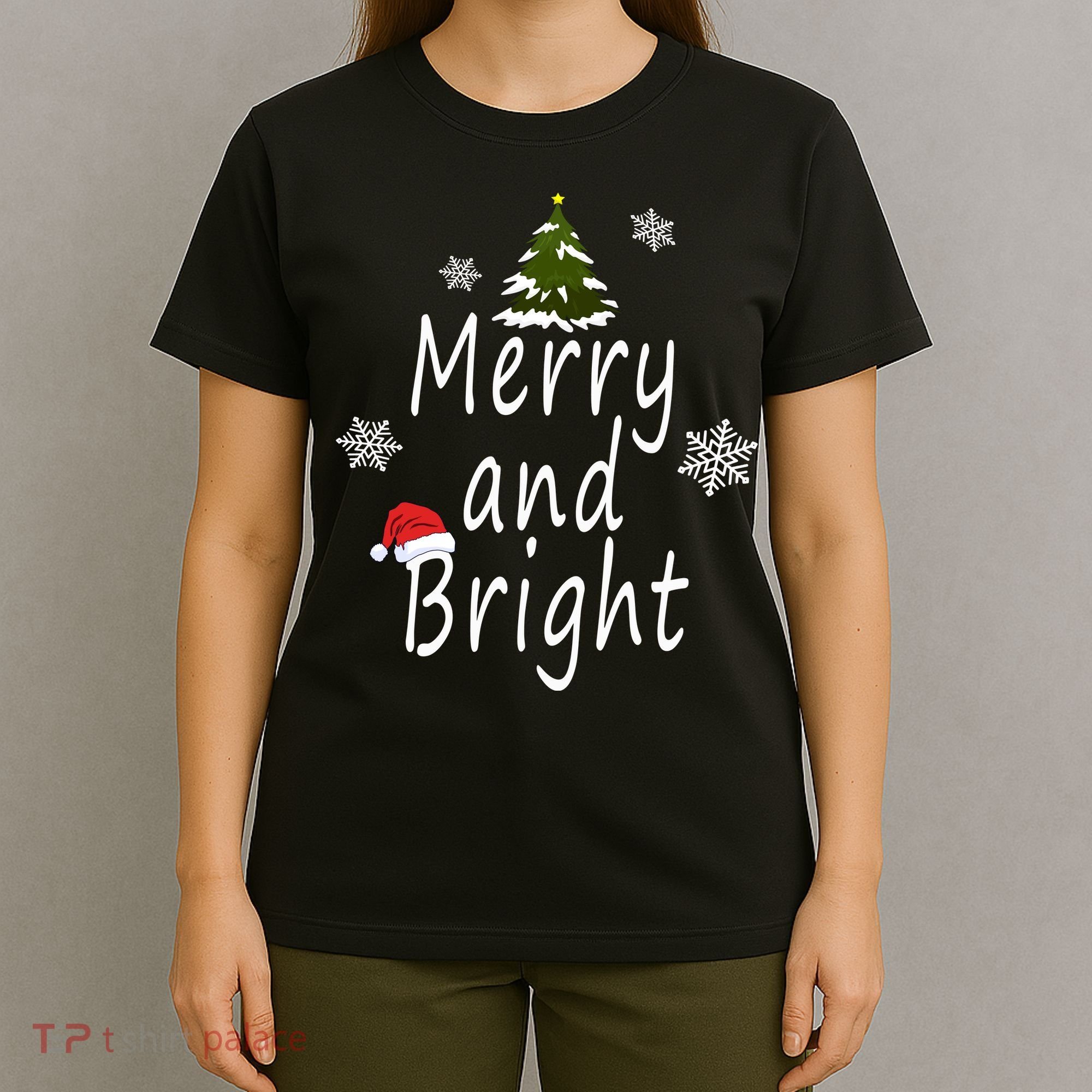 Merry And Bright | Merry Chrismas T-Shirt