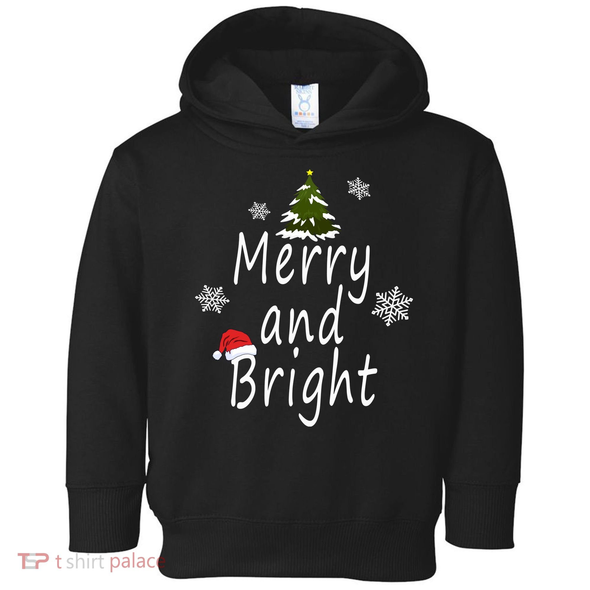 Merry And Bright | Merry Chrismas Toddler Hoodie