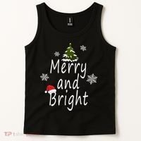 Merry And Bright | Merry Chrismas Tank Top thumb 2