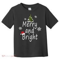 Merry And Bright | Merry Chrismas Toddler T-Shirt thumb 0