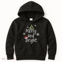 Merry And Bright | Merry Chrismas Kids Hoodie thumb 0