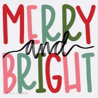 Merry And Bright Christmas Women Girls Kids Cute Women's Hoodie thumb 2