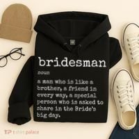 Mens Awesome Bridesman Definition Hoodie thumb 4