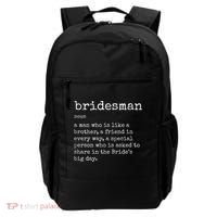 Mens Awesome Bridesman Definition Backpack thumb 0