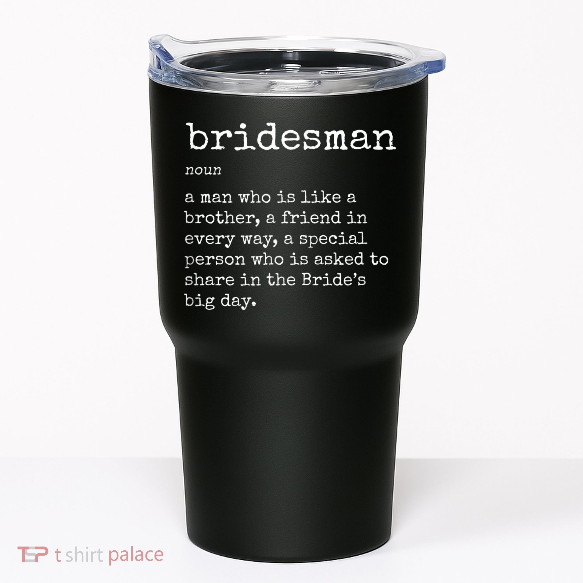 Mens Awesome Bridesman Definition Tumbler