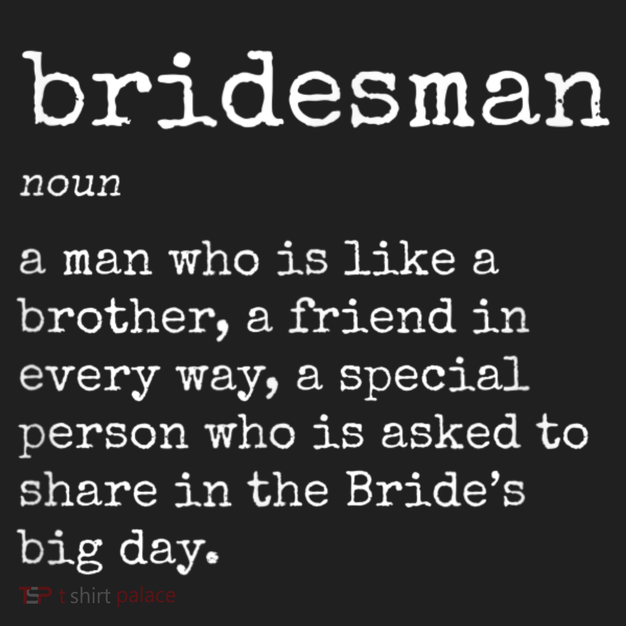 Mens Awesome Bridesman Definition Tumbler