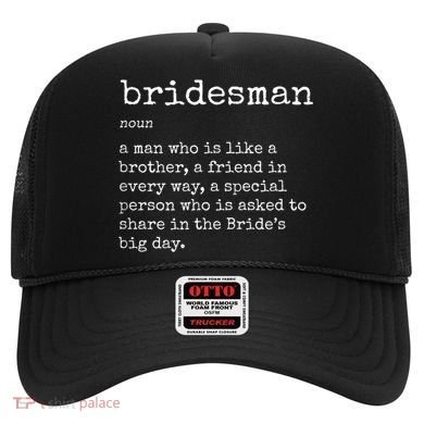 Mens Awesome Bridesman Definition Hat