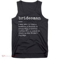 Mens Awesome Bridesman Definition Tank Top thumb 0