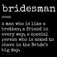 Mens Awesome Bridesman Definition Visor thumb 3